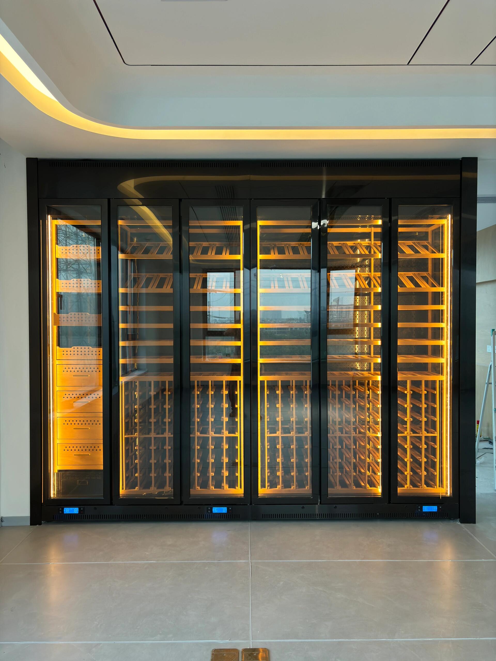 Commercial Kitchen Zones - Commercial Wine Chiller Cabinet Built-in Wine