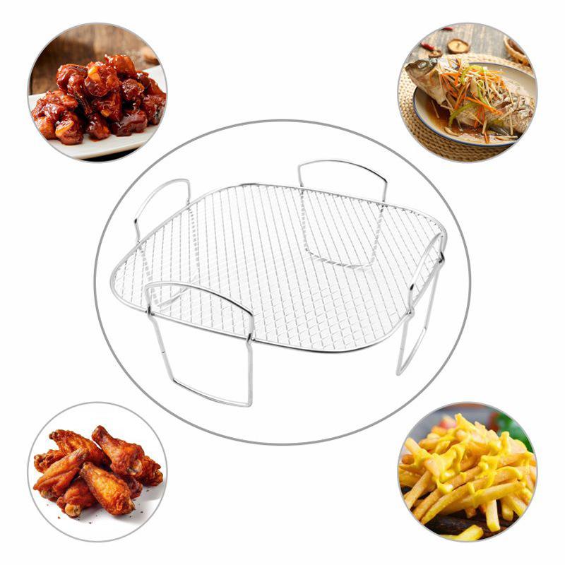 Commercial Kitchen Steamer - Multifunctional Roasting Rack Compatible Airfryer Dehydrator