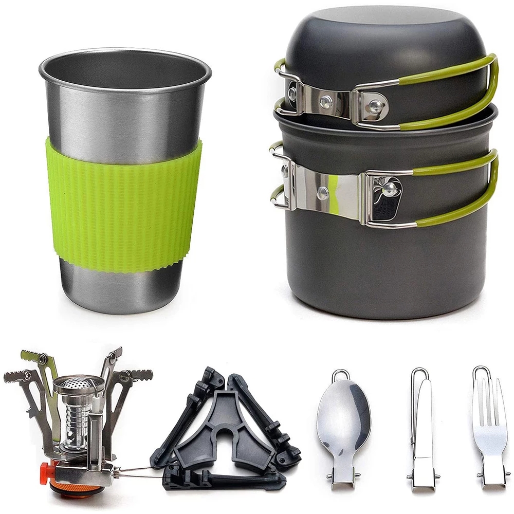 Commercial Kitchen Warmer - Camping Cookware Kit with Stove Outdoor
