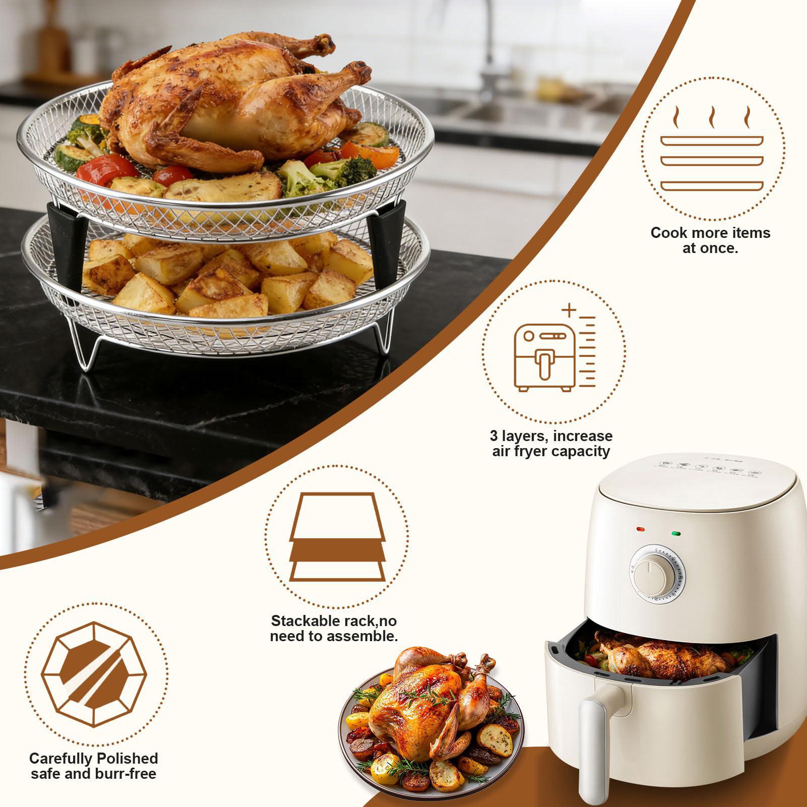 Air Fryer Basket Stainless Ste - огляд і ціна Commercial Kitchen Steamer