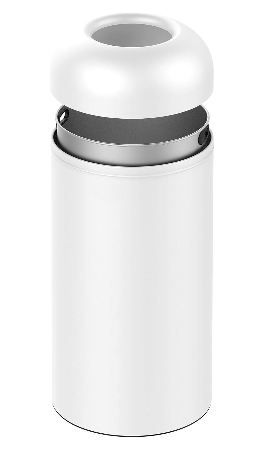 White Brushed Stainless‑Steel  - огляд і ціна Commercial Kitchen Garbage Can