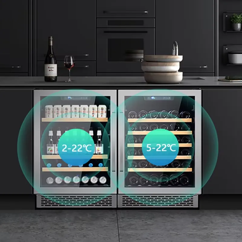 48 Bottle Wine Fridge Dual Gla - огляд і ціна Commercial Kitchen Zones