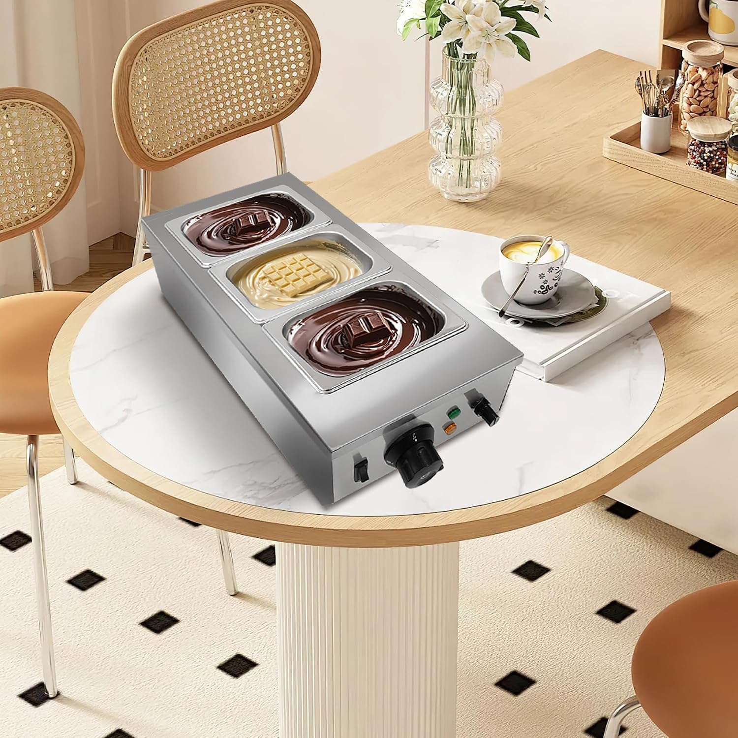 TWISTER.CK 1200W Chocolate Mel - огляд і ціна Commercial Kitchen Warmer