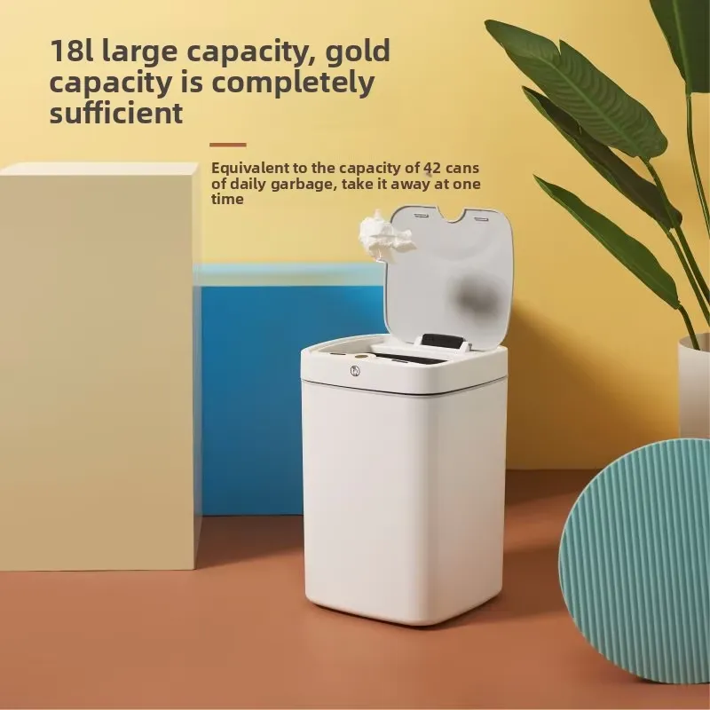Square Smart Plastic Trash Can - огляд і ціна Commercial Kitchen Garbage Can