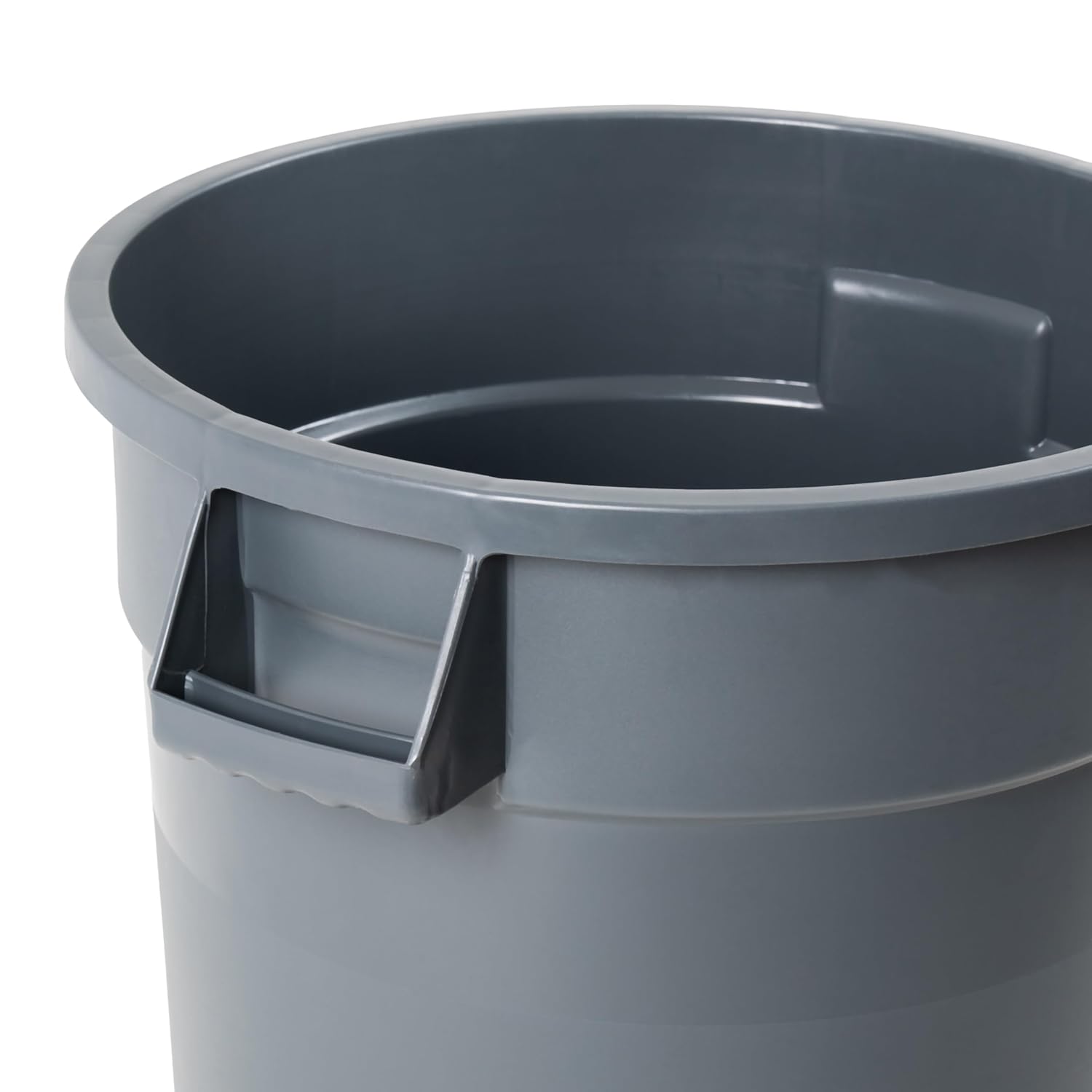 2 Pack 32 Gallon Gray Round Co - огляд і ціна Commercial Kitchen Garbage Can