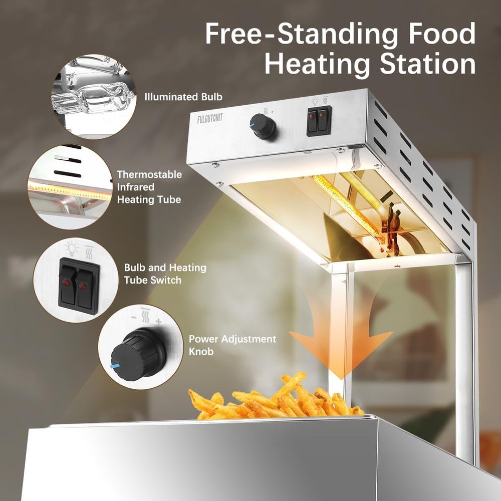 French Fry Warmer, Commercial  - огляд і ціна Commercial Kitchen Warmer