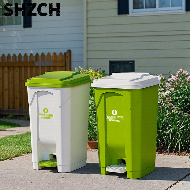 Large Outdoor Step Trash Can,  - огляд і ціна Commercial Kitchen Garbage Can