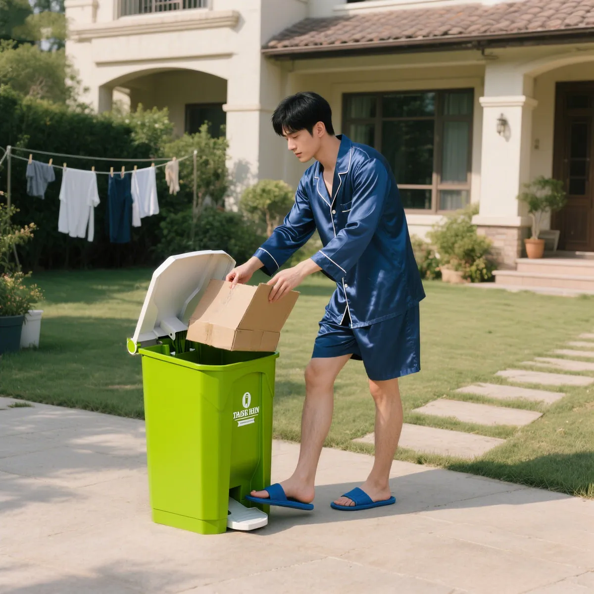 Large Outdoor Step Trash Can,  - огляд і ціна Commercial Kitchen Garbage Can