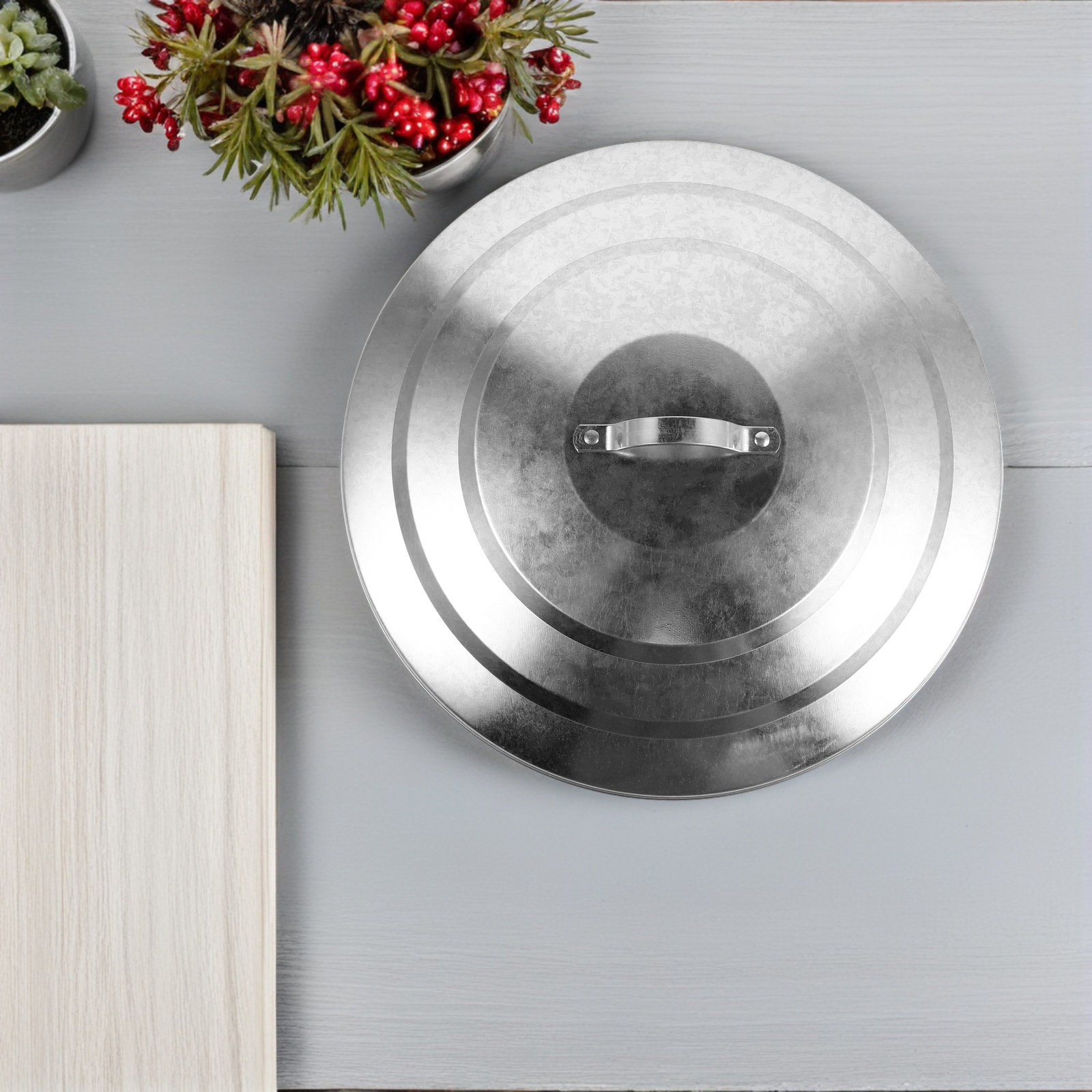Iron Trash Can Lid Replacement - огляд і ціна Commercial Kitchen Garbage Can